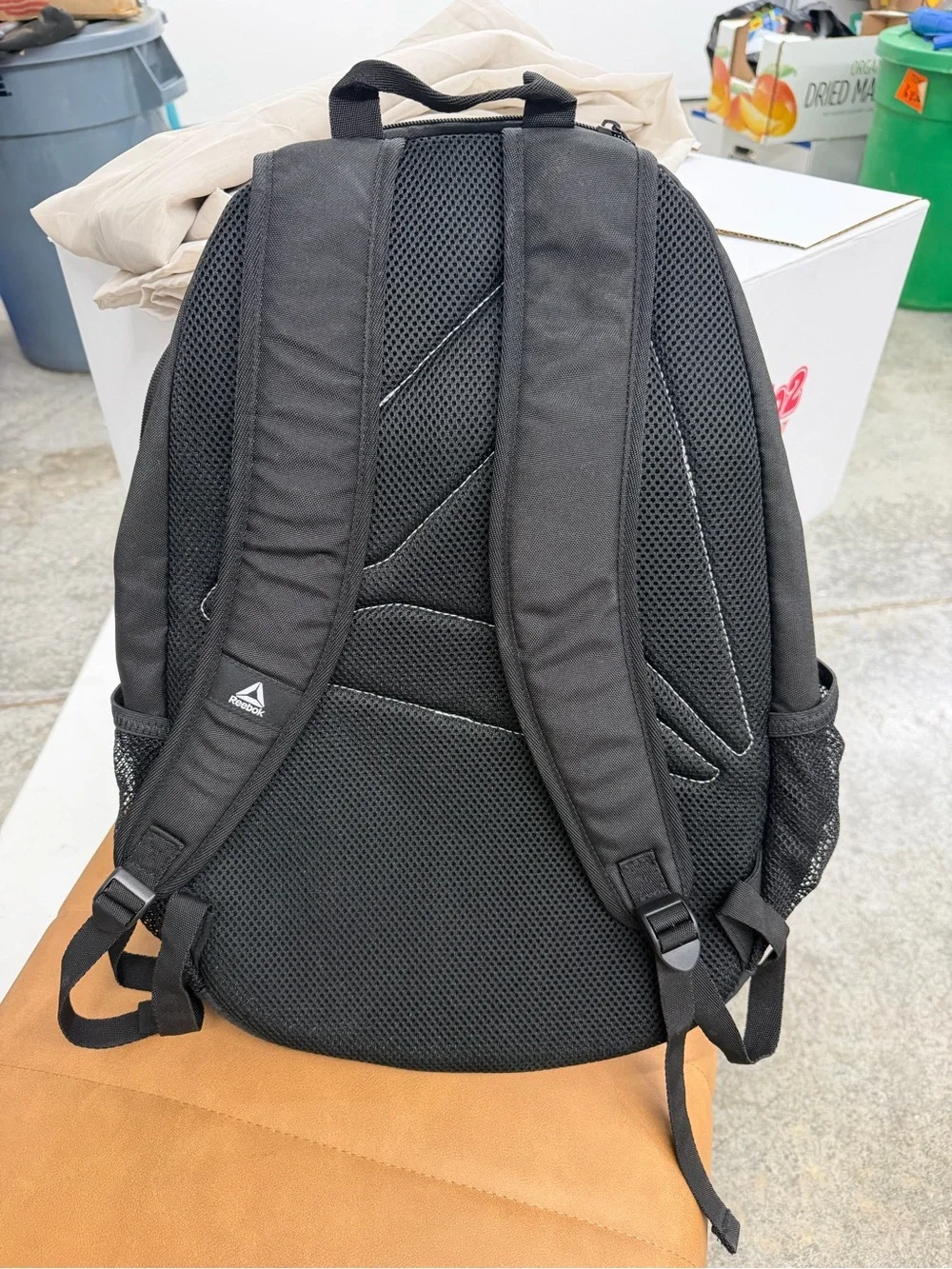 Reebok Blue and Black Backpack